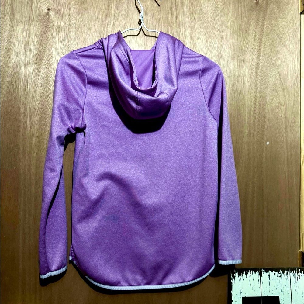 Under Armour Purple Hoodie with cute wristlet to match hoodie